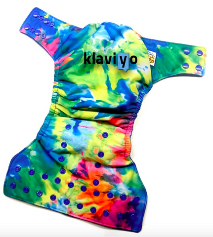 Klaviyo Tie Dye Baby Diper